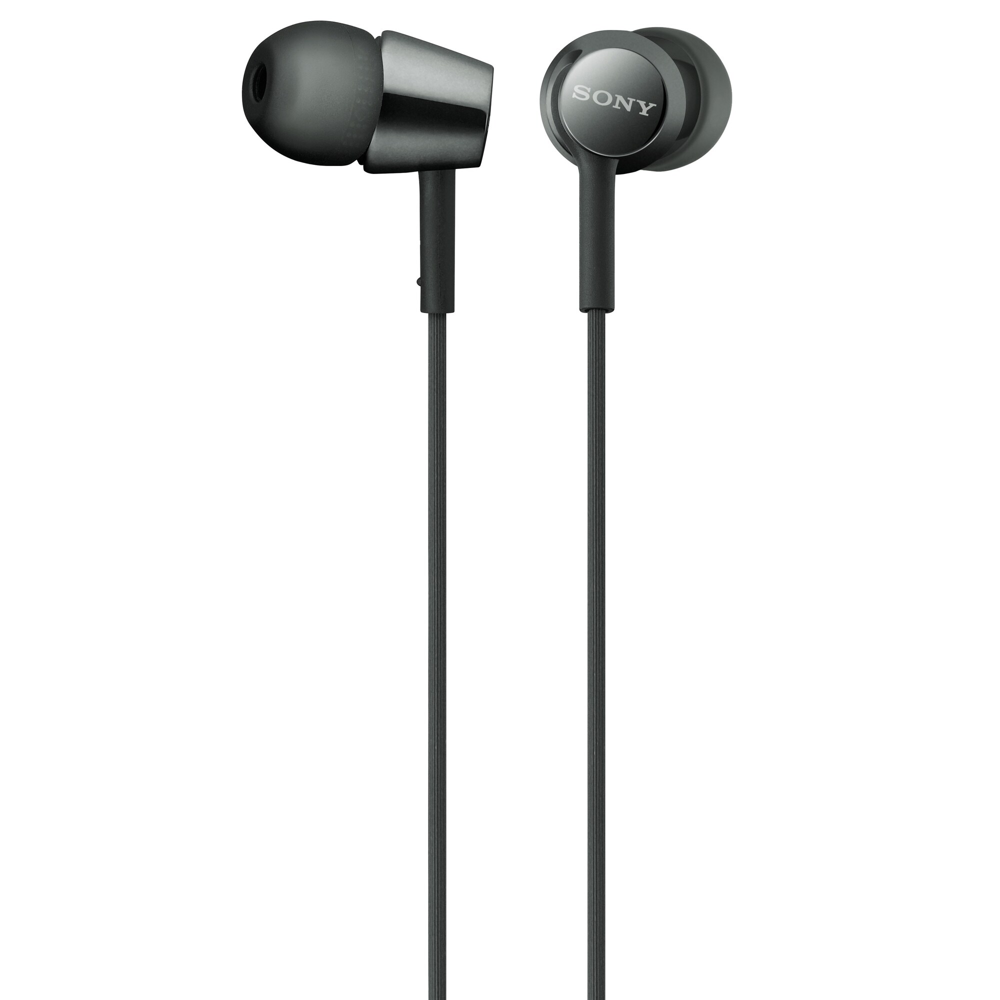 Sony in-ear hörlurar MDR-EX155 (svart) - Elgiganten