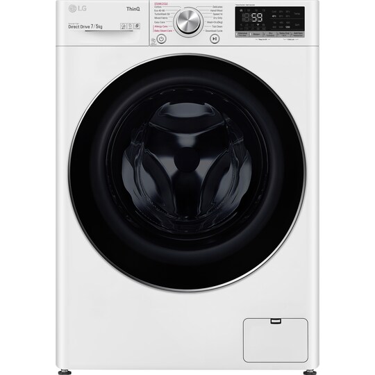 LG liten tvättmaskin/torktumlare F2DV707S2WS - Elgiganten