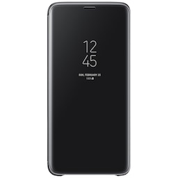Samsung Galaxy S9 Plus Clear View fodral (svart)