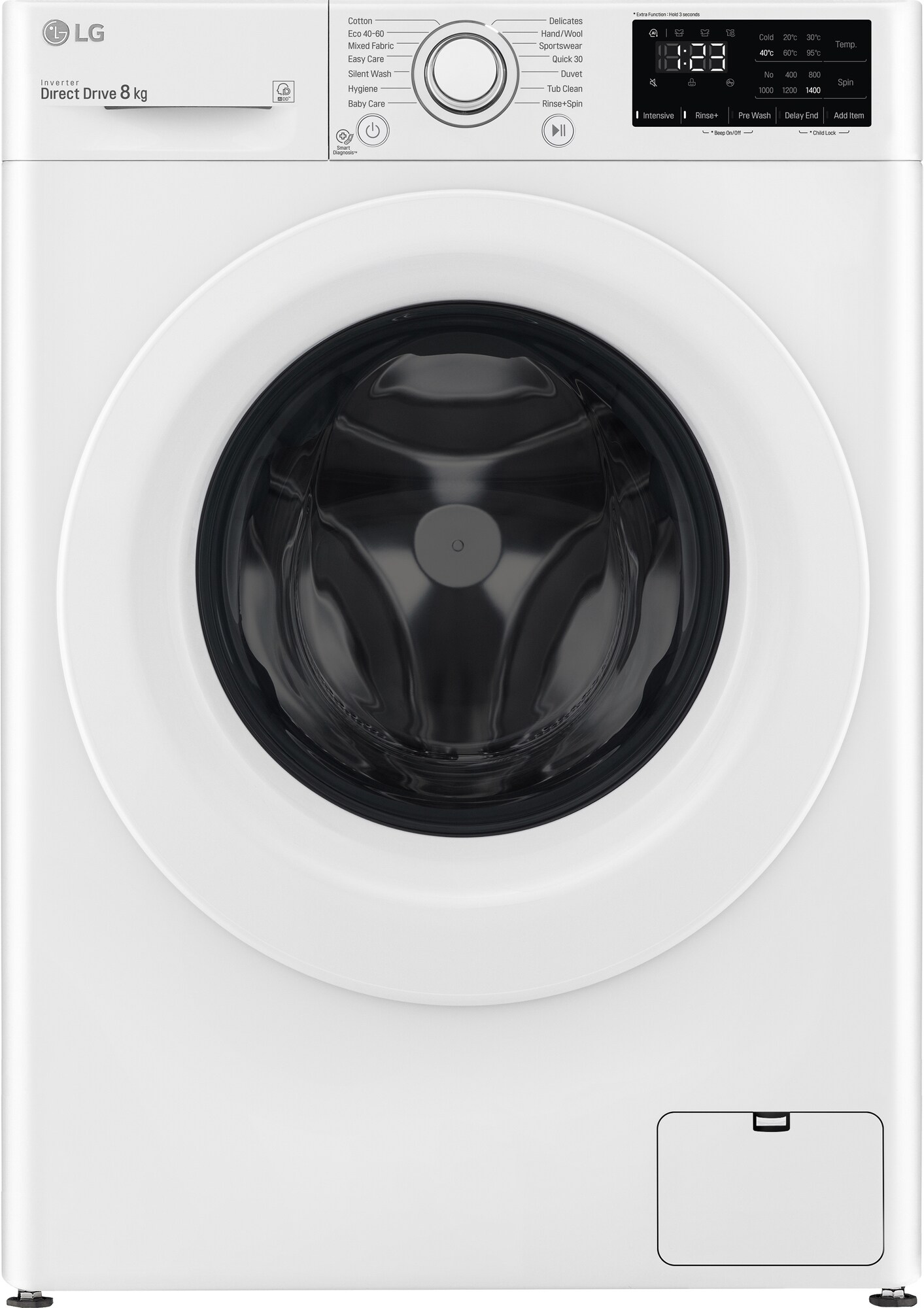 LG tvättmaskin F4WP208N0W - Tvättmaskin - Elgiganten