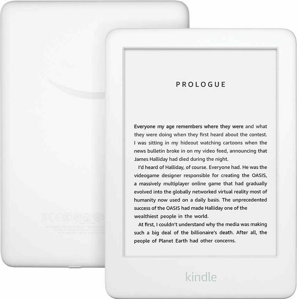 Amazon Kindle 6" (2019) läsplatta (vit) - iPad, Surfplatta - Elgiganten