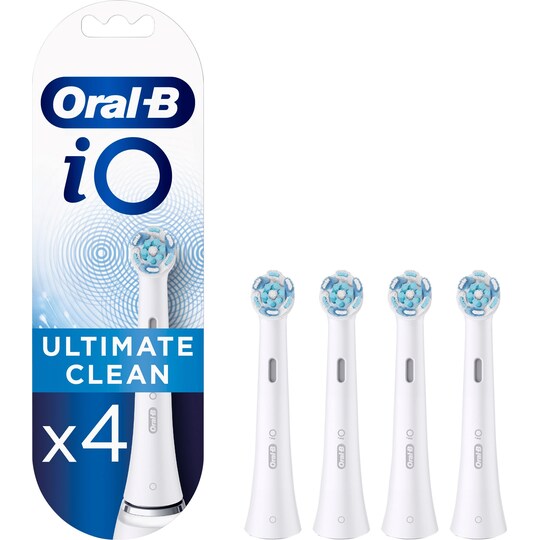 Oral-B iO Ultimate Clean tandborsthuvud IOREFILL4WH (vit) - Elgiganten