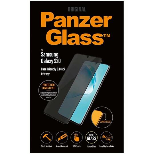 PanzerGlass Privacy skärmskydd för Samsung Galaxy S20 - Elgiganten