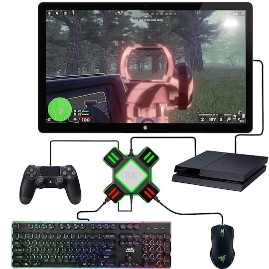 Adapter till mus och tangentbord för Switch, Xbox One, PS3/4 - Elgiganten