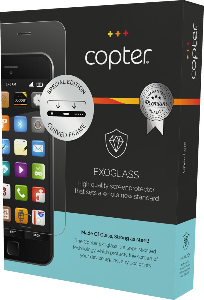 Copter Exoglass Huawei P20 Pro Curved Frame Full Glue - Elgiganten