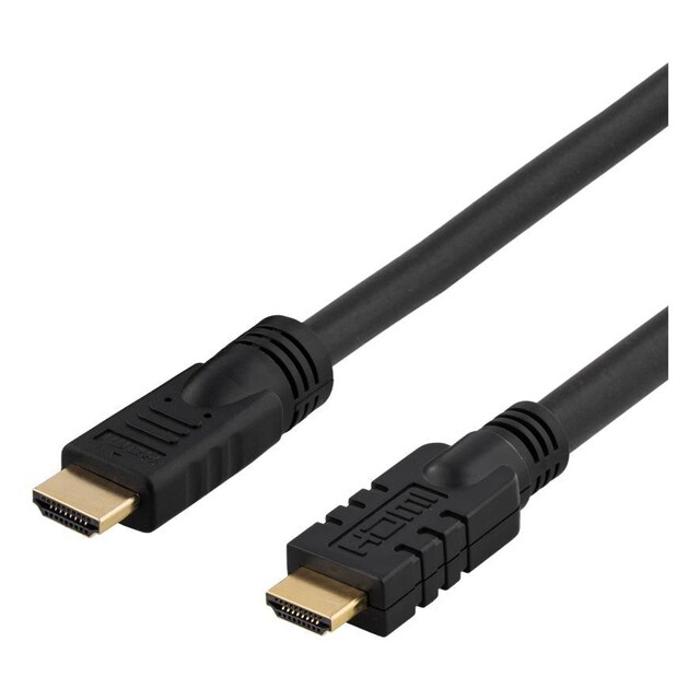 DELTACO HDMI-kabel, aktiv, ha-ha, 1080p, v1.4, 15m, svart (HDMI-1150)