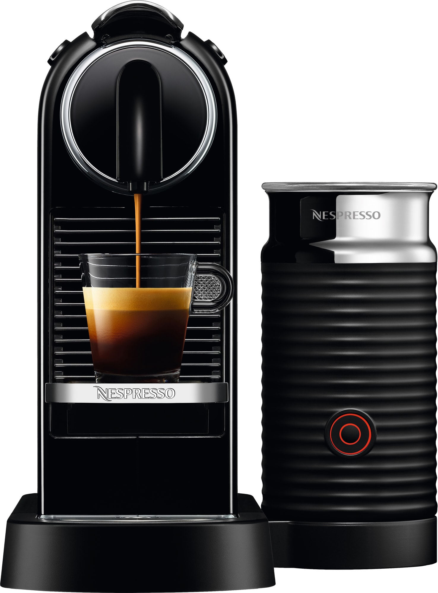 NESPRESSO® CitiZ And Milk kaffemaskin av DeLonghi, Svart - Elgiganten