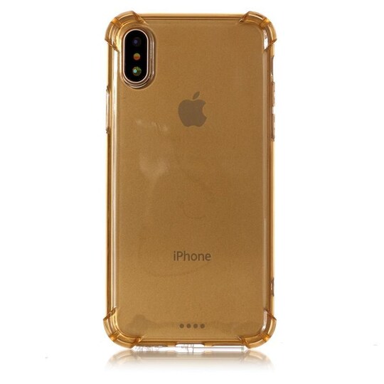TPU skal iPhone 7/ iPhone 8, Transparent Guld - Elgiganten