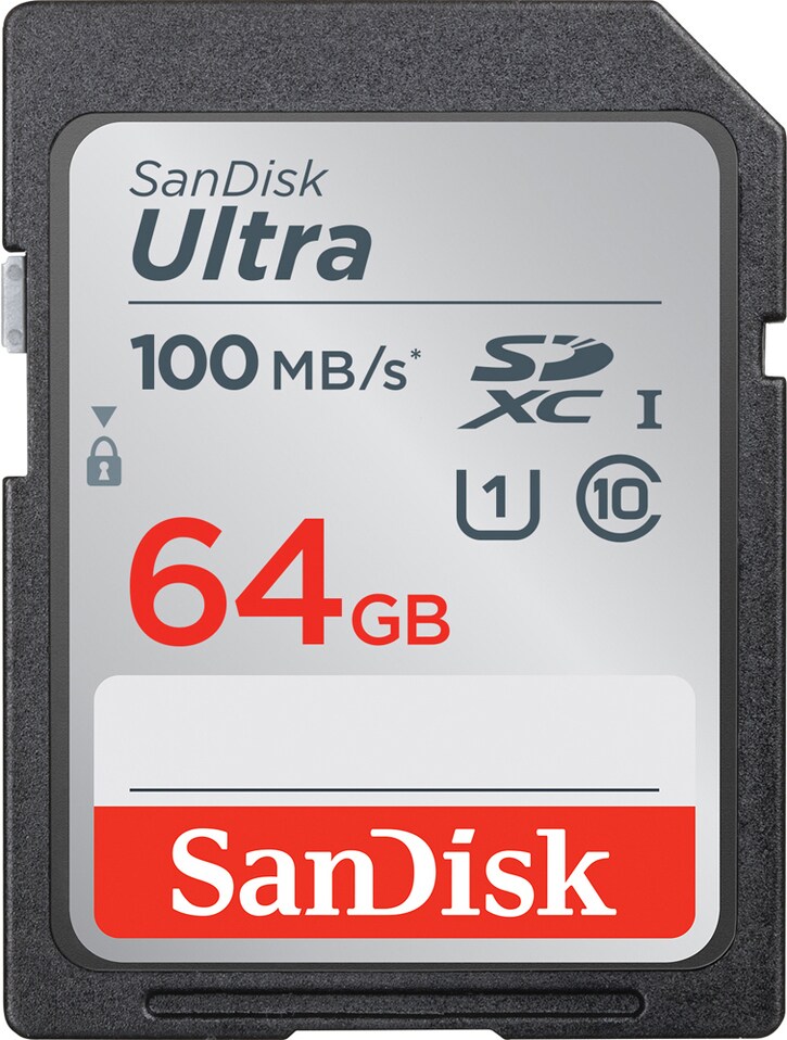 SanDisk Ultra SDHC/SDXC 64GB minneskort - Elgiganten