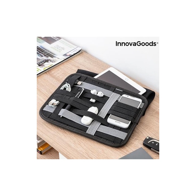 Innovagoods flexi-case tablet case with accessory organiser
