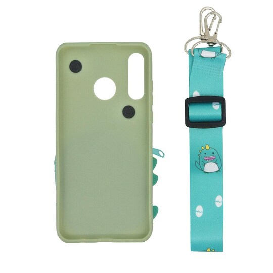 3D mobilskal Huawei P30 Lite, inbyggd plånbok - Dinosaurie, grön -  Elgiganten