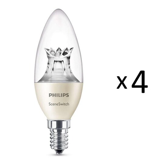 Philips LED SceneSwitch E14 Kr 40W 4st (929001260858-4) - Elgiganten