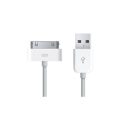 30-pin USB-kabel till iPad / iPod / iPhone (Vit) - Övriga kablar och  adapters till mobil - Elgiganten