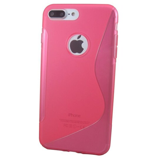 S-case, TPU-skal till iPhone 7 Plus/ iPhone 8 Plus (Rosa) - Elgiganten