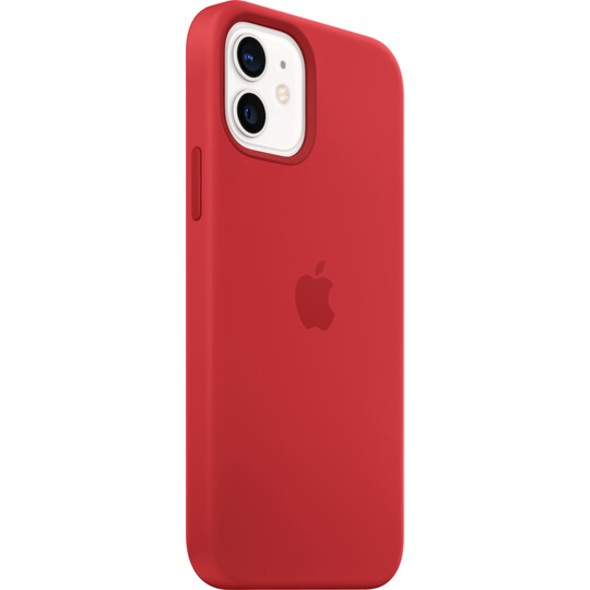 iPhone 12/12 Pro silikonfodral (röd) - Elgiganten