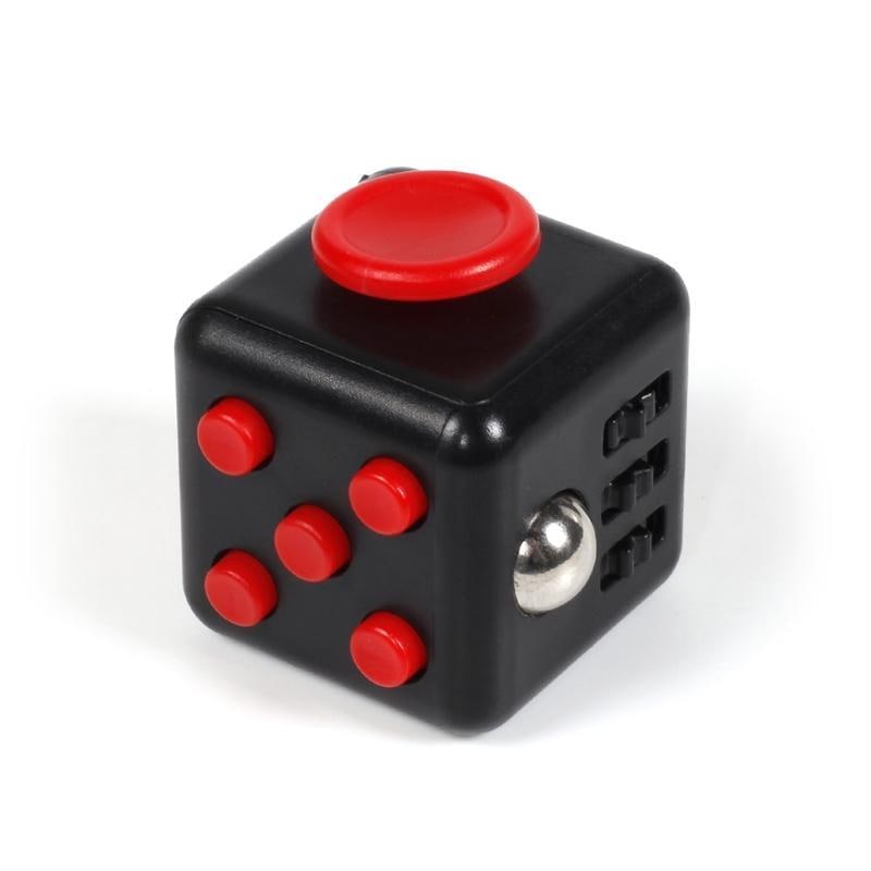 Fidget Cube, Svart-Röd - Elgiganten