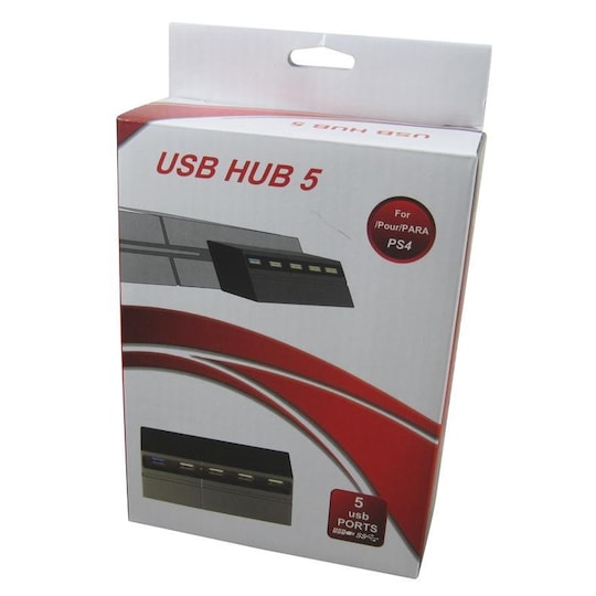 USB-hub, 5 till Playstation - Elgiganten