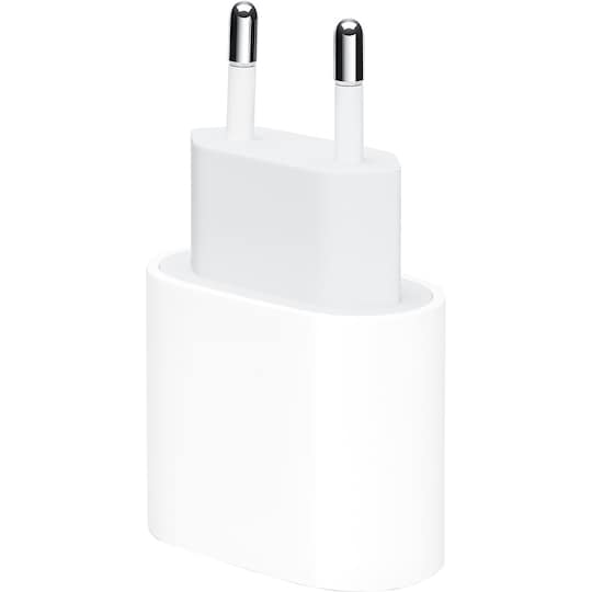 Apple 20W USB-C väggladdare (vit) - Elgiganten