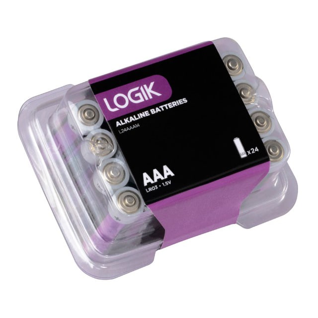 Logik Alkaline Batteri AAA 1000 mAh (24 pack)