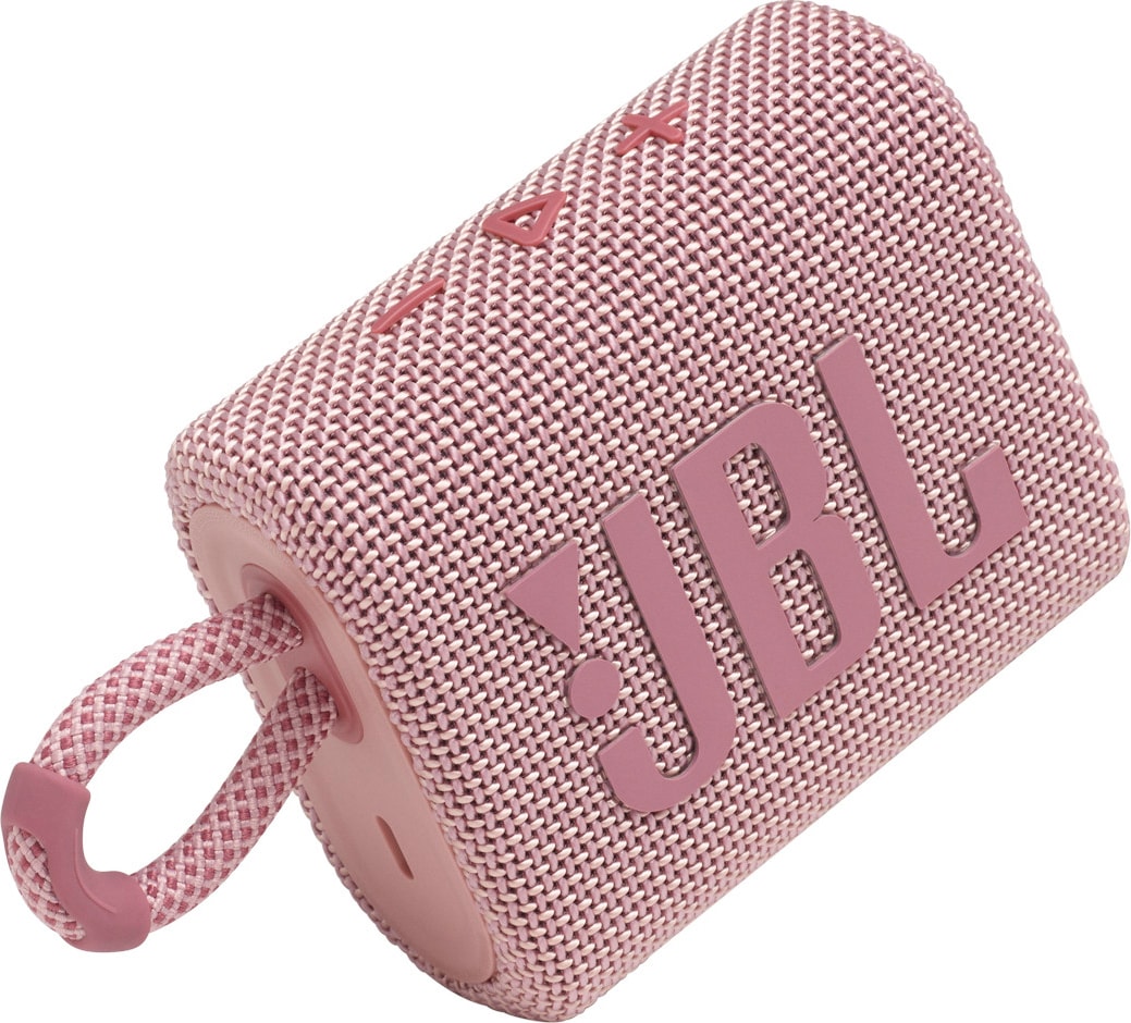 JBL GO 3 trådlös högtalare (rosa) - Elgiganten