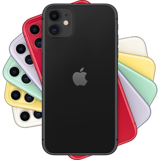 iPhone 11 smartphone 128GB (svart) - Elgiganten