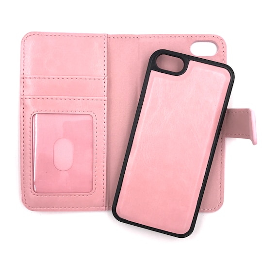 Magnetskal/plånbok ""2 i 1"" iPhone 5/5S/SE(1a generationen) - Rosa -  Elgiganten