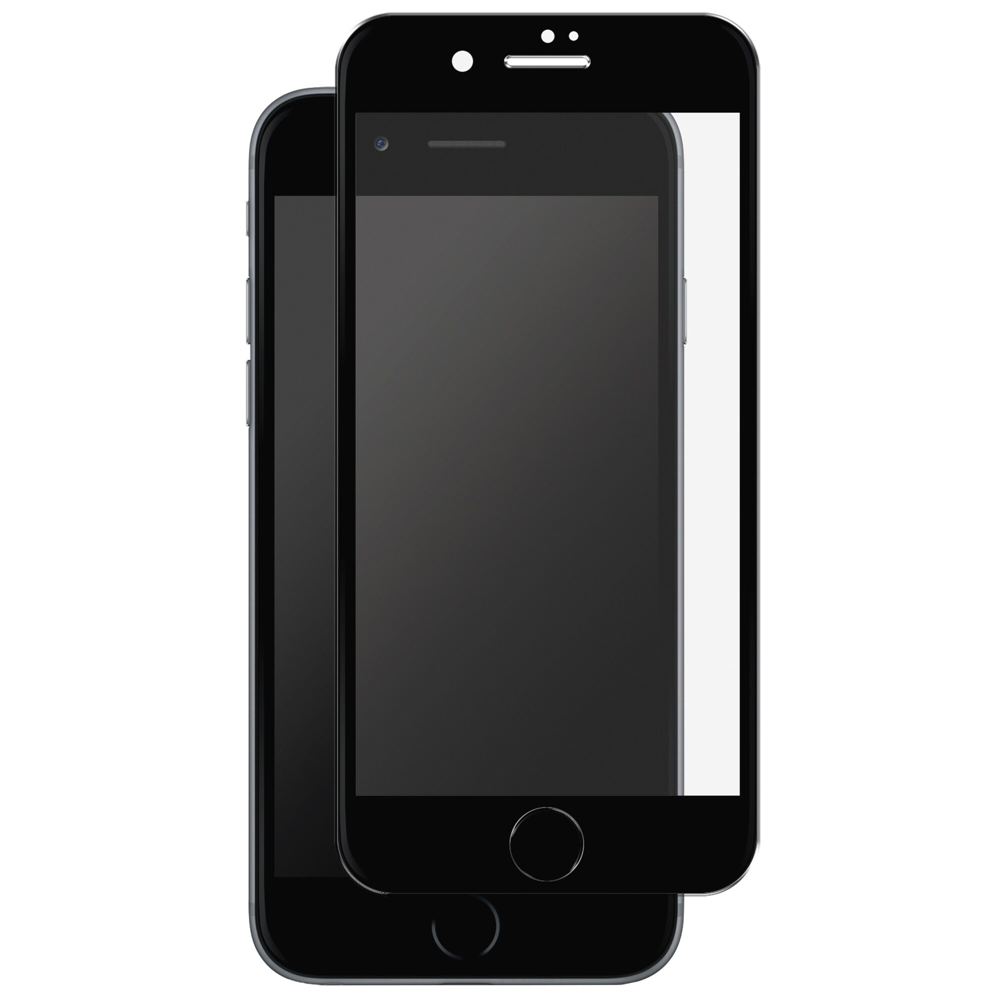 Panzer Skärmskydd Tempered Glass iPhone 7 svart - Skärmskydd ...