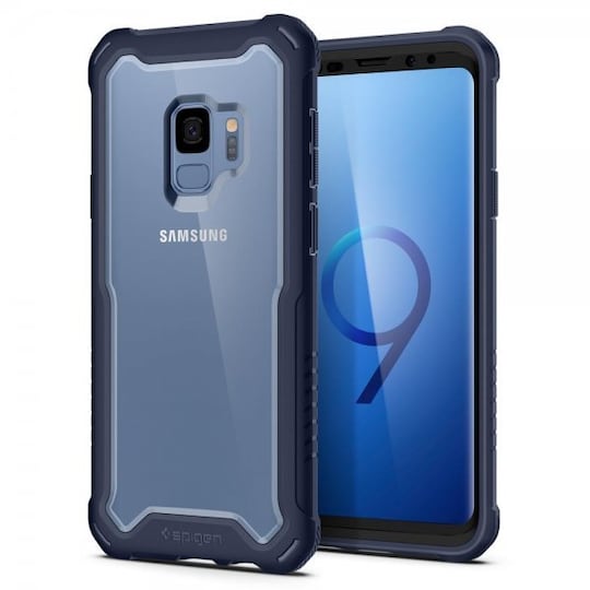 Spigen Hybrid 360 Skal till Samsung Galaxy S9 Skärmskydd Deepsea Blue -  Elgiganten
