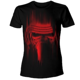 T-shirt Star Wars Kylo Ren line tryck svart (S)