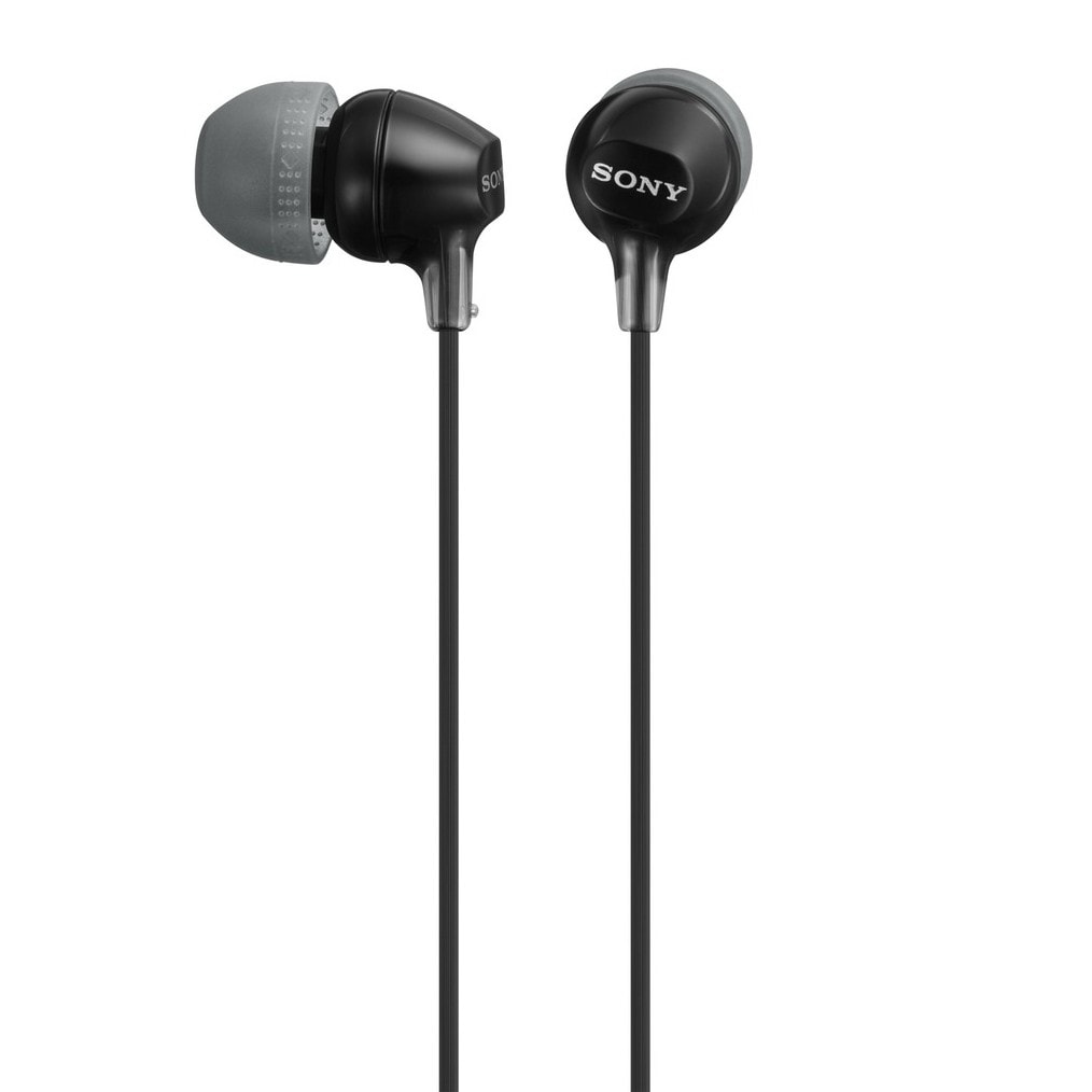 Sony in-ear hörlurar MDR-EX15APBC (svart) - Elgiganten