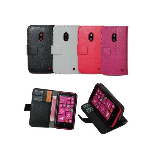 Mobilplånbok 2-kort Nokia Lumia 620 (RM-846) - Rosa - Elgiganten