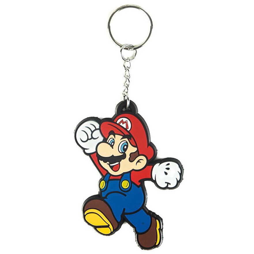 Nyckelring Nintendo - Jumping Mario (gummi) - Elgiganten