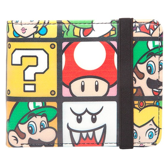 Plånbok bi-fold Nintendo Super Mario Characters design - Elgiganten
