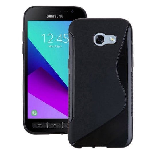 S Line silikon skal Samsung Galaxy Xcover 4 / 4s - Svart - Elgiganten