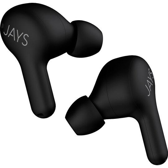 Jays t-Seven True Wireless in ear-hörlurar (svarta) - Elgiganten