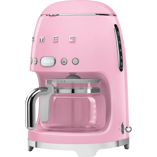 Smeg 50's Style kaffebryggare DCF02PKEU (rosa) - Elgiganten