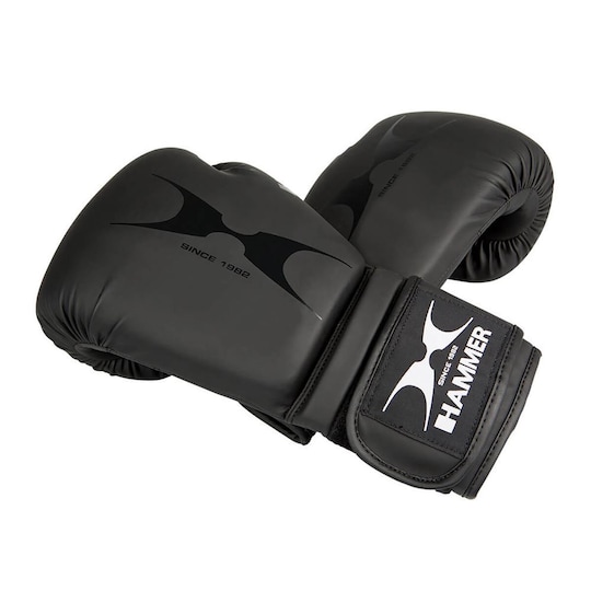 Hammer Boxing Boxing Boxing Gloves, Pu, Black, Boxnings- & Thaihandskar 8 oz  - Elgiganten