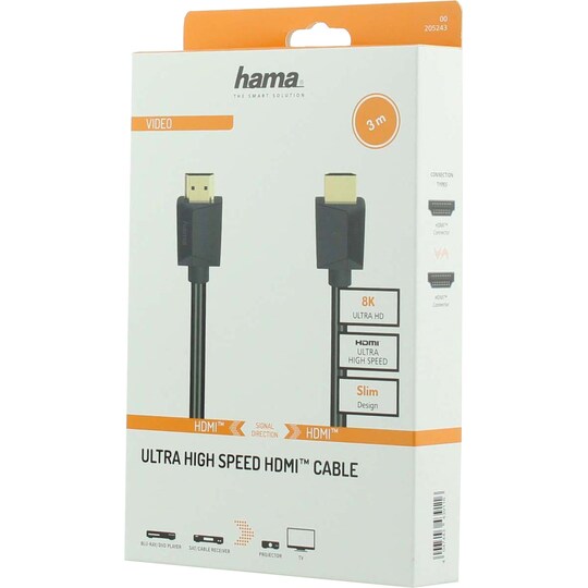 Hama 8K HDMI 2.1-kabel (3 m) - Elgiganten