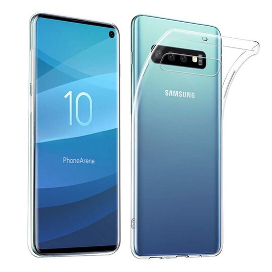 Silikon skal transparent Samsung Galaxy S10 (SM-G973F) - Elgiganten
