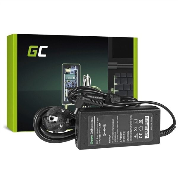 Green Cell laddare / AC Adapter till Asus 65W / 19V 3.42A / 4.0-1.35mm -  Elgiganten