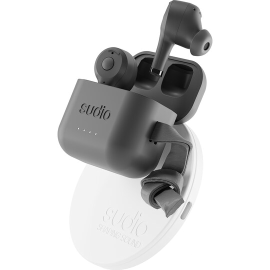 Sudio Ett True Wireless in-ear hörlurar med trådlös laddare (svart) -  Elgiganten