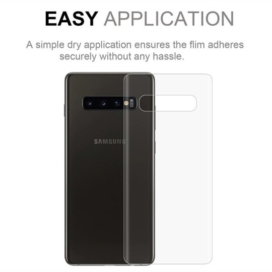Skärmskydd bak Samsung Galaxy S10 Plus - Elgiganten