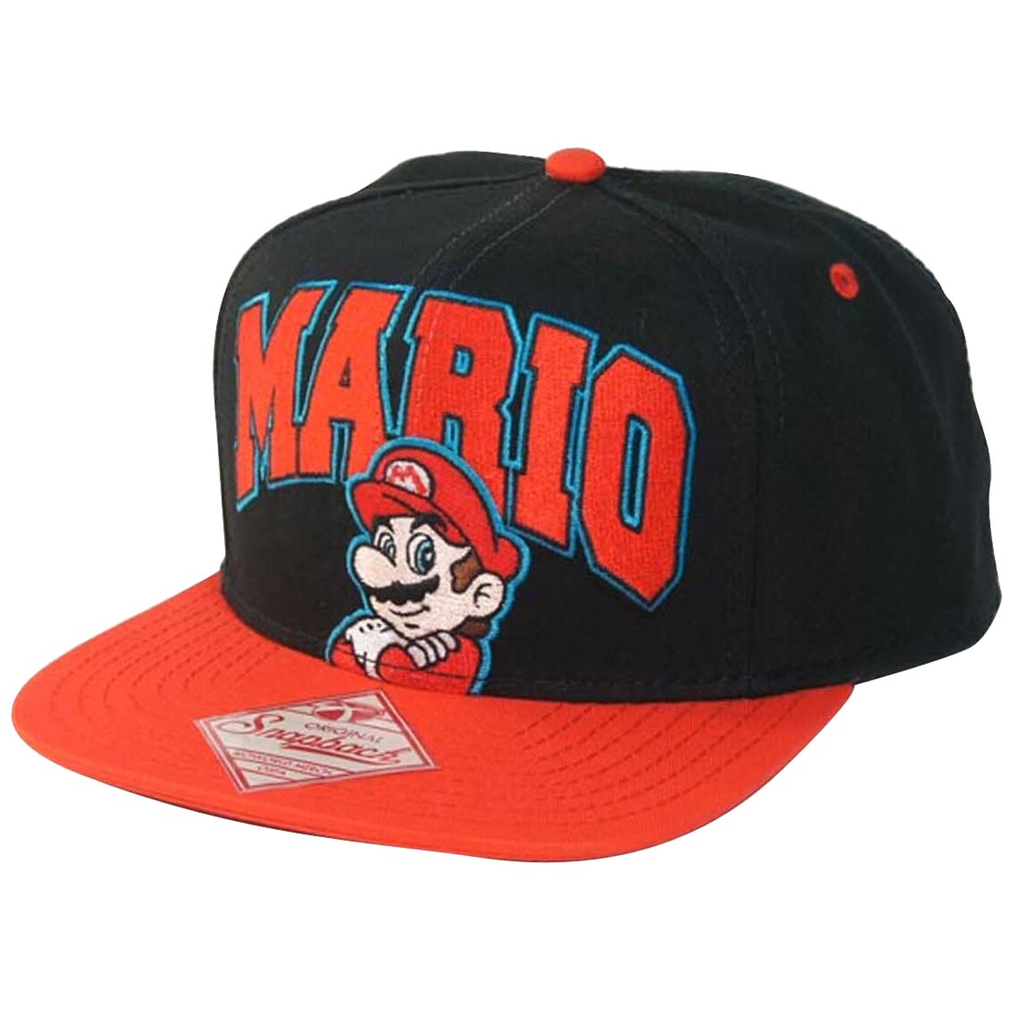 Nintendo Mario keps (svart/röd) - Elgiganten
