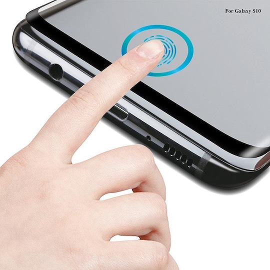 Skärmskydd Samsung Galaxy S10 Härdat glas Transparent - Elgiganten
