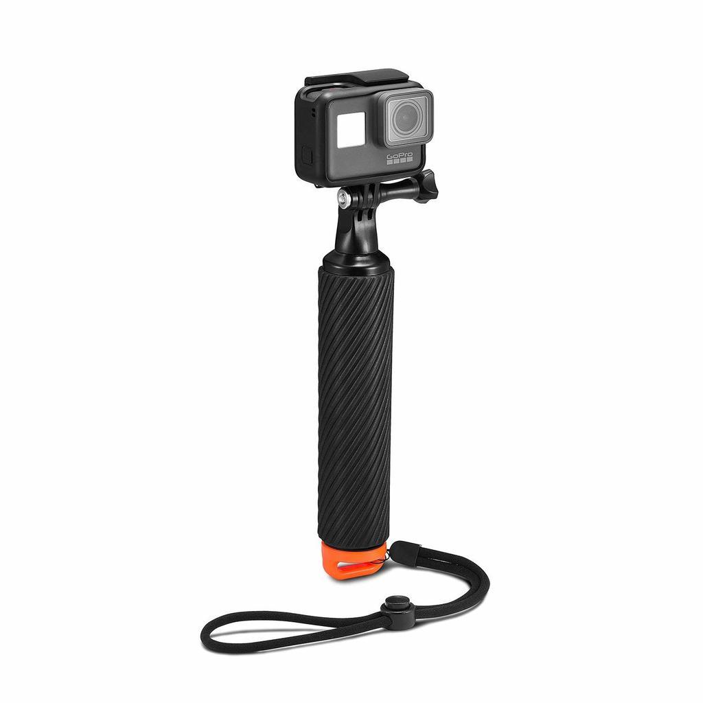 Flytande handtag med selfiestick till GoPro actionkamera - svart/orange -  Elgiganten