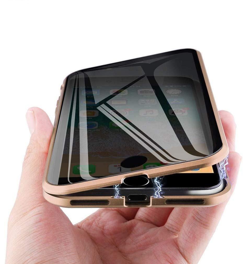 iPhone 7/8 Plus skal med skärmskydd Guld - Skal och Fodral - Elgiganten
