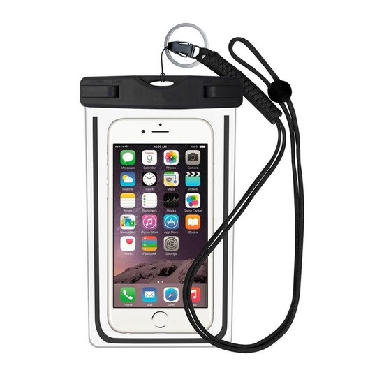 Vattentät mobilväska för smartphone universal Svart 1-pack - Elgiganten