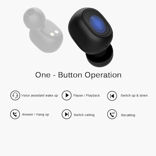 Trådlösa In-Ear hörlurar Bluetooth 5.0 och brusreducering - Elgiganten