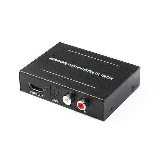 HDMI till HDMI + ljud (SPDIF och R/L) - Ljuddelare för HDMI 4K - Elgiganten