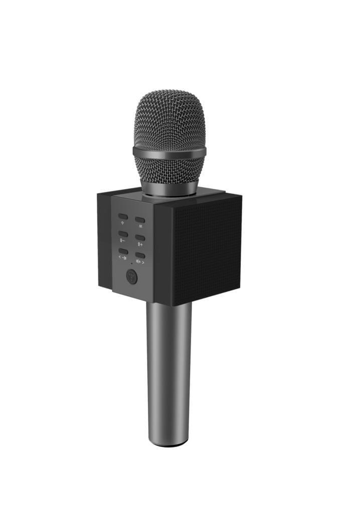 Karaoke mikrofon med Bluetooth högtalare 5W Grafitsvart - Elgiganten